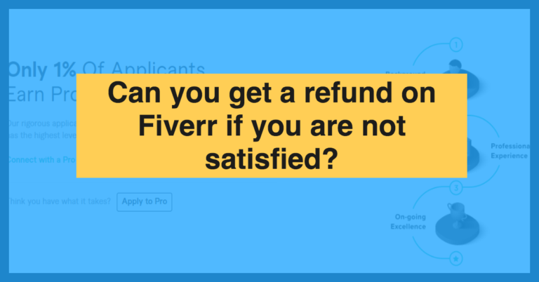 What Is The Process Of Requesting A Refund If I’m Unsatisfied With The Work On Fiverr?